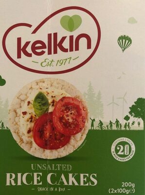 Kelkin Rice Cakes Unsalted 200G - 5011032555234