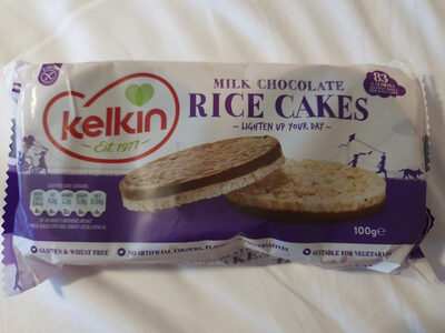 Kelkin Chocolate Covered Rice Cakes 100G - 5011032667142