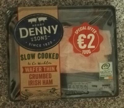 Wafer Thin Crumbed Irish Ham - 5011069161606