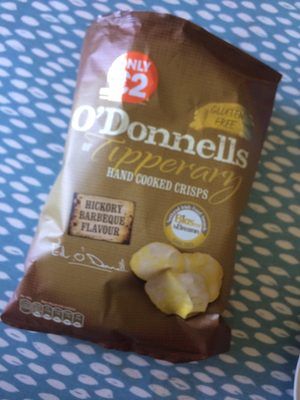 O'donnells Of Tipperary Hand Cooked Hickory BBQ Crisps - 5011096007458