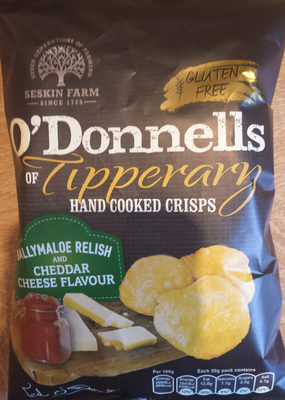 Balymaloe Relish and Cheddar Cheese Flavour Crisps - 5011096008288