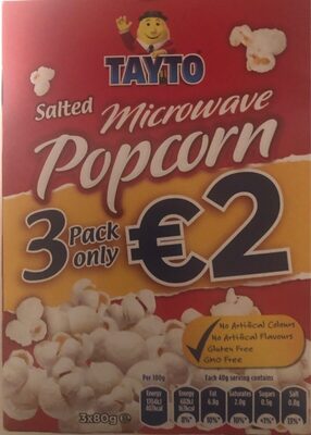 Salted Microwave Popcorn - 5011096008899