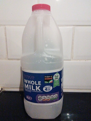 Irish whole milk - 5011100650236