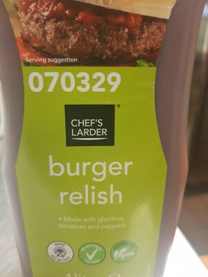 burger relish - 5011295106419