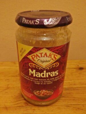 Madras sauce - 5011308500951