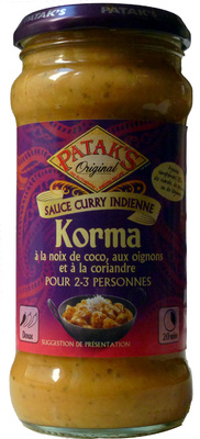 Korma Sauce Curry Indienne - 5011308707725