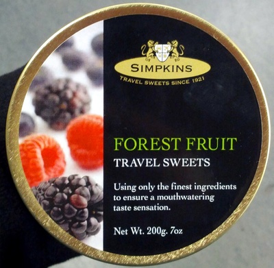 Forest Fruit Travel Sweets - 5011563624300