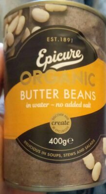 Organic Butter Beans - 5011673109056