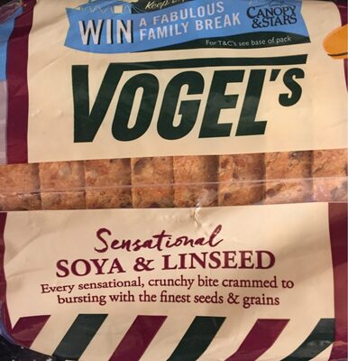 Vogels Soya And Linseed Bread 800G - 5011986004505