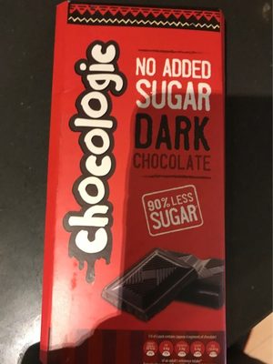Chocologic No Sugar Added Belgian Dark Chocolate - 5012235003706