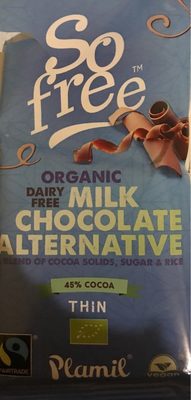 Organic Dairy Free Milk Chocolate Alternative - 5013092000549