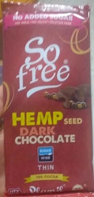 So free hemp seed dark chocolate - 5013092000631