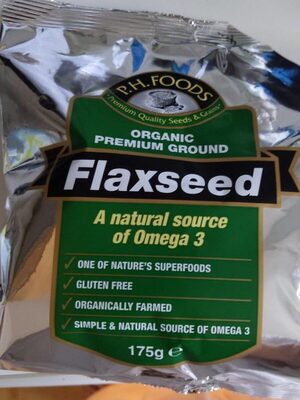 Organic premium ground flaxseed - 5013387201897