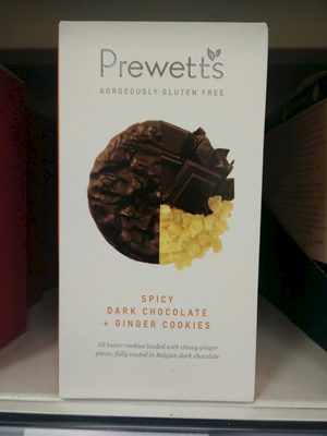 Prewett's Spicy Dark Chocolate + Ginger Cookies - 5013387205802