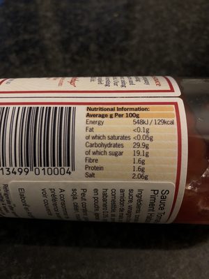 Tomate Habanero Chili Sauce - 5013499010004