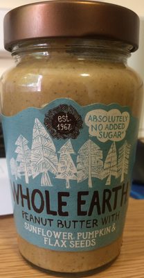 Peanut butter with sunflower, pumpkin & flax seeds - 5013665113218