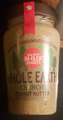 Bulk Deal 6 X Whole Earth Hi-oleic Crunchy Peanut Butter - 5013665113751