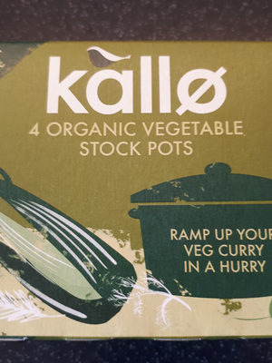 kallo organic vegetable stock pots - 5013665113898