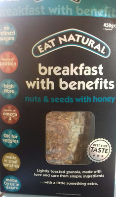 Eat Natural Breakfast Plus Benefit Honey - 5013803000233
