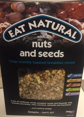 Breakfast cereal with nuts and seeds - 5013803666576