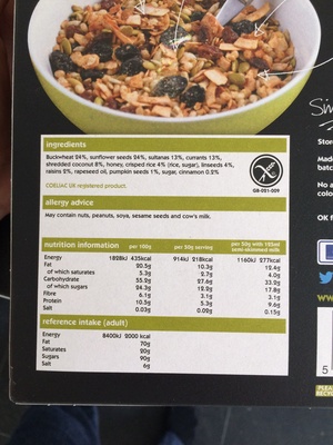 Toasted muesli buckwheat - 5013803666590
