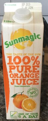 Sunmagic orange juice - 5013803702205