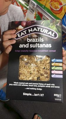 Eat Natural Crunchy Breakfast Brazil & Sultanas - 5013803991838