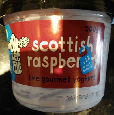 Scottish Raspberry live gourmet yoghurt - 5014067902554