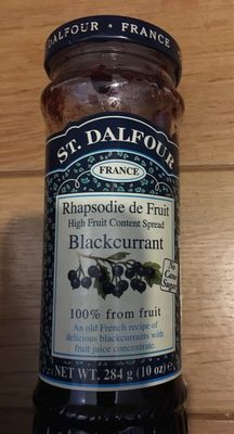 St Dalfour Blackcurrant Spread - 5014271340425