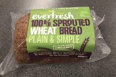 Everfresh Natural Foods Organic Sprouted Wheat Bread - 5014653025018