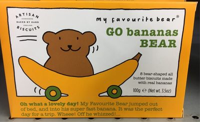 Go Bananas Bear Banana Biscuits - 5014908002665