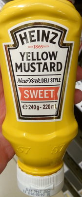 Heinz Yellow Mustard New York Deli Style Sweet - 50157334