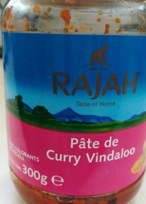 RAJAH Pâte de Curry Vindaloo - 5015821149796