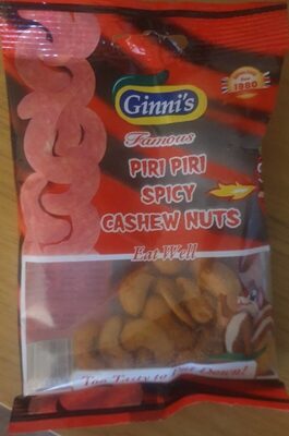 Piri Piri Spicy Cashew Nuts - 5016096127762