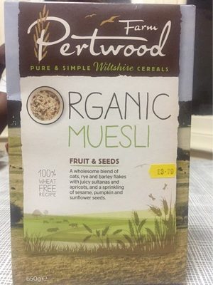 Organic Muesli Fruit&Seeds - 5016786000238