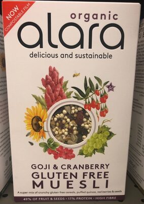 Gogi & Cranberry gluten free muesli - 5016786001822