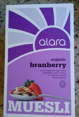 Alara muesli branberry - 5016786020007