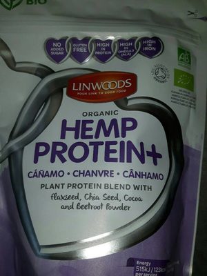 Organic  hemp protein+ - 5016887004937