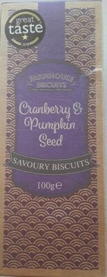 Cranberry & Pumpkin Seed Biscuits - 5017162006295