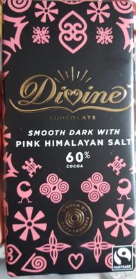 Smooth dark chocolate with Pink Himalayan Salt 60% cocoa - 5017397002024