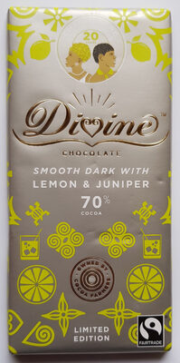 Dark chocolate with lemon & juniper - 5017397003366