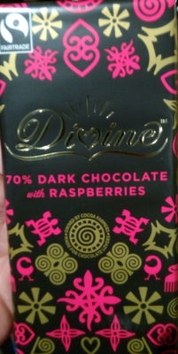 Dark chocolate with raspberries - 5017397444312