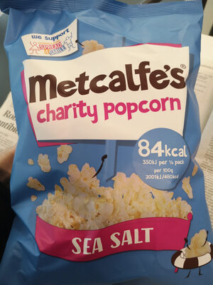 Metcalfe's Charity Popcorn Sea Salt - 5017764000370