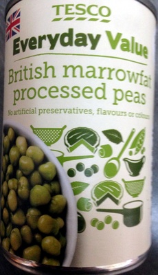 British marrowfat processed peas - 5018374320162