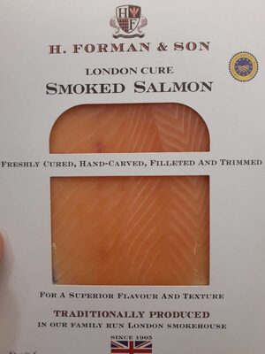 Forman and Son London Cure smoked salmon - 5018427101007