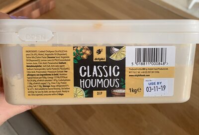 Classic houmous - 5018811000848