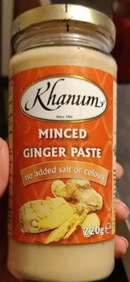 Minced ginger paste - 5019124197003