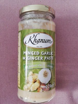 Minced garlic and ginger paste - 5019124199007