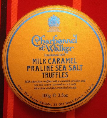 Milk Caramel Praline Sea Salt Truffles - 5019960016681