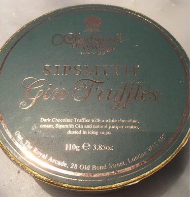 Sipsmith Gin Truffles - 5019960017725
